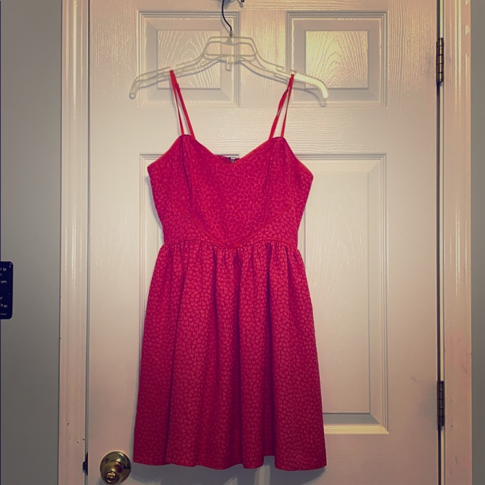 Pink Mini Dress with heart design